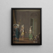 Der König Gustav III. und Ulrika Eleonora von Fersen - Pehr Hilleström — gerahmtes Bild an der Wand