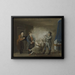 Pendant que la perruque est poudrée - Pehr Nordquist — gerahmtes Bild an der Wand