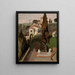 Fiesole Florenz - Pekka Halonen — gerahmtes Bild an der Wand