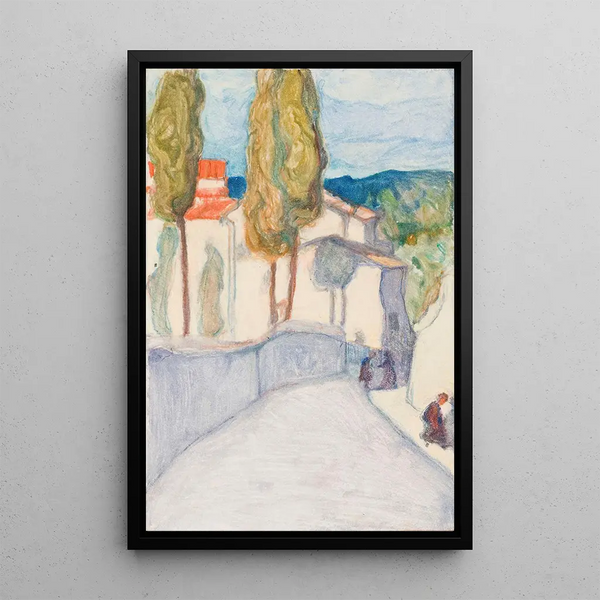 Florence Viale dei Colli - Pekka Halonen — gerahmtes Bild an der Wand