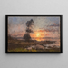 Sonnenuntergang - Per Ekström — gerahmtes Bild an der Wand