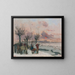 Les Briseurs de glace - Pericles Pantazis — gerahmtes Bild an der Wand