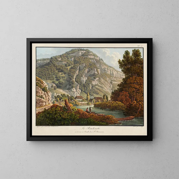 La Reuchenette - Peter Birmann — gerahmtes Bild an der Wand