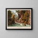 Le Pont de Penne - Peter Birmann — gerahmtes Bild an der Wand