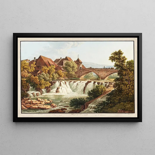 Pont Dornach - Peter Birmann — gerahmtes Bild an der Wand