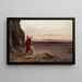 Abendgebet - Peter Conrad Schreiber — gerahmtes Bild an der Wand