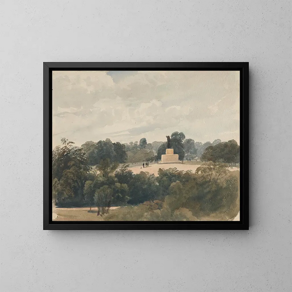 Statue des Achille, Hyde Park, London - Peter DeWint — gerahmtes Bild an der Wand
