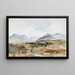 Ein Bach in den walisischen Bergen in der Nähe des Snowdon-Gebirges - Peter De Wint — gerahmtes Bild an der Wand