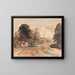 Landschaft - Peter De Wint — gerahmtes Bild an der Wand