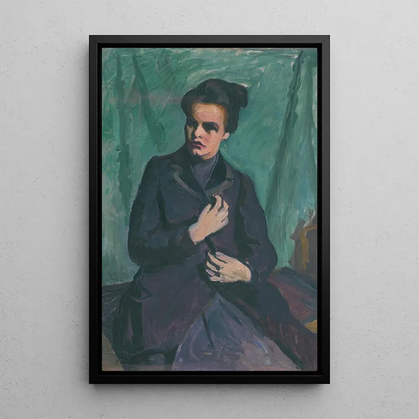 Studie für ein Porträt - Peter Dobrović — gerahmtes Bild an der Wand