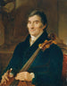 Der Cellist Franz Wdl - Peter Fendi — Ansicht des Kunstwerks