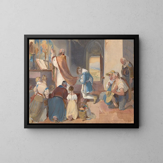 Peter Fendi - Fridolin Assists with the Holy Mass.webp