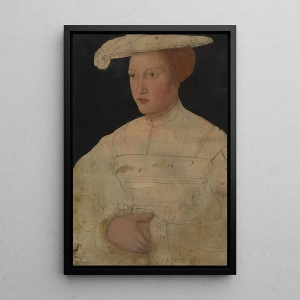 Maria Margrave de Brandenburg - Peter Gertner — gerahmtes Bild an der Wand