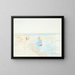 Brûlé sur la plage - Peter Hansen — gerahmtes Bild an der Wand