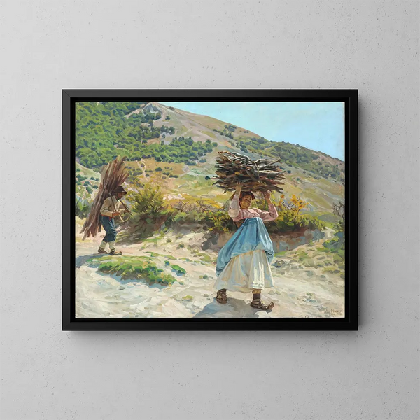 Sammlung italienischer Brenner - Peter Hansen — gerahmtes Bild an der Wand