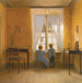 An der Fensteröffnung - Peter Ilsted — Ansicht des Kunstwerks