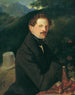 Portrait eines Mannes in einer Landschaft - Peter Johann Nepomuk Geiger — Ansicht des Kunstwerks