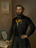 Eine Studie für das Porträt von Ján Francisci im Grafen des Liptov-Grafschafts - Peter Michal Bohúň — Ansicht des Kunstwerks