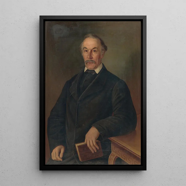 Portrait de J Vavrean - Peter Michal Bohúň — gerahmtes Bild an der Wand