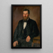 Portrait de Klein - Peter Michal Bohúň — gerahmtes Bild an der Wand