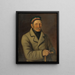 Portrait von Michael Kubný Sr. - Peter Michal Bohúň — gerahmtes Bild an der Wand