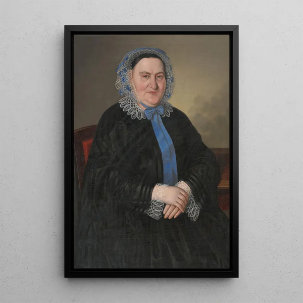 Portrait de Mme Telovej - Peter Michal Bohúň — gerahmtes Bild an der Wand
