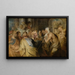 Diogène auf der Suche nach einem ehrlichen Mann - Peter Paul Rubens — gerahmtes Bild an der Wand