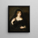 Portrait einer Frau Wahrscheinlich Susanna Lunden Susanna Fourment 1599-1628 - Peter Paul Rubens — gerahmtes Bild an der Wand