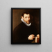 Portrait de Christoffel Plantin - Peter Paul Rubens — gerahmtes Bild an der Wand