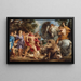 Die Jagd auf den Wildschwein von Calydon - Peter Paul Rubens — gerahmtes Bild an der Wand
