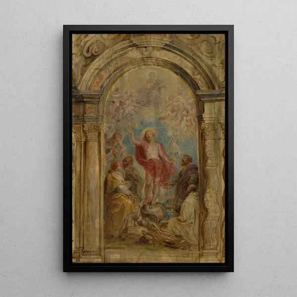 La Glorification de l'Eucharistie - Peter Paul Rubens — gerahmtes Bild an der Wand