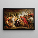La rencontre de David et Abigaïl - Peter Paul Rubens — gerahmtes Bild an der Wand