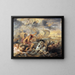 Der Reise des Kardinalen Infant Ferdinand von Spanien von Barcelona nach Genua im April 1633 - Peter Paul Rubens — gerahmtes Bild an der Wand