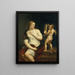 Venus und Amor - Peter Paul Rubens — gerahmtes Bild an der Wand