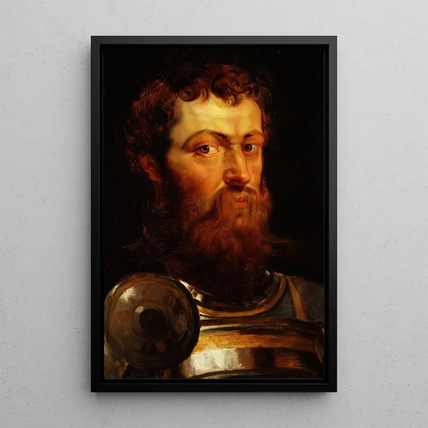 Krieger - Peter Paul Rubens — gerahmtes Bild an der Wand