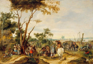 Peter Snayers - Soldiers Bivouacking.webp