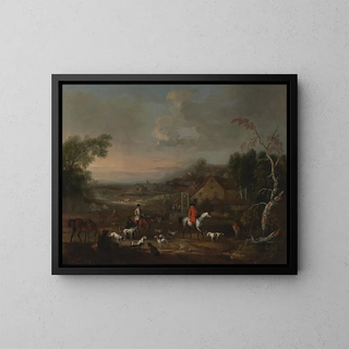 Peter Tillemans - The Reverend Jemmet Browne at a meet of foxhounds.webp