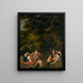 Das Bad der Diana und Callisto - Peter van Halen — gerahmtes Bild an der Wand