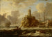 Küstenfestung mit stürmischer See - Peter van de Velde — Ansicht des Kunstwerks
