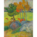 Reproduktion des Gemäldes Kleines Bretonisches Gemälde mit Gans - Paul Gauguin