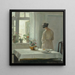 Frühstück in der Sonne - Carl Holse — gerahmtes Bild an der Wand