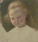 Kleine Mädchen mit langen Haaren - Jakob Becker — Ansicht des Kunstwerks