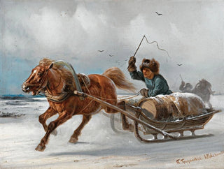 Petr Nikolaevich Gruzinsky - Sleigh Driver.webp