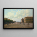 Ansicht des Platzes am Palais, Sankt Petersburg - Petr Petrowitsch Vereschtschagin — gerahmtes Bild an der Wand
