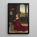 Portrait einer Spenderin - Petrus Christus — gerahmtes Bild an der Wand