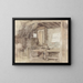Winkel der Tischlerwerkstatt des Hauses Klingelbeek in Oosterbeek - Petrus Franciscus Greive — gerahmtes Bild an der Wand
