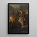 Märkte bei Kerzenlicht - Petrus van Schendel — gerahmtes Bild an der Wand