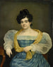 Portrait d'Adriana Johanna van Wijck épouse de Johannes Ploos van Amstel - Petrus van Schendel — Ansicht des Kunstwerks