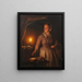 Die Nachtkabine - Petrus van Schendel — gerahmtes Bild an der Wand