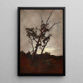 Petrus van der Velden - Tree study.webp